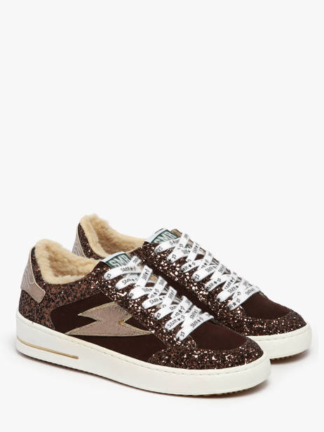 Sneakers Noubar Uit Leder Semerdjian Bruin accessoires NOUBAR ander zicht 1